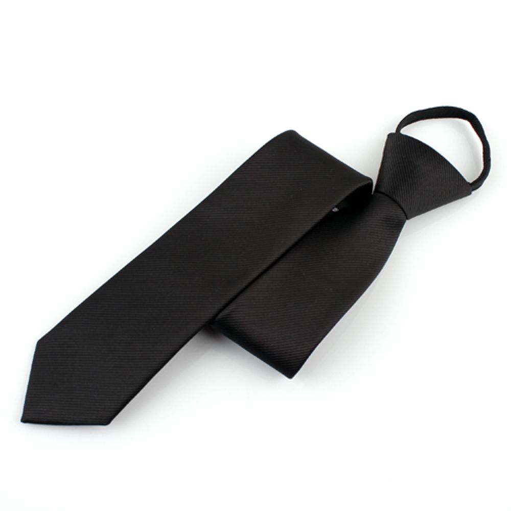  [MAESIO] GNA4141 Pre-Tied Neckties 7cm _ Mens ties for interview, Zipper tie, Suit, Classic Business Casual Necktie